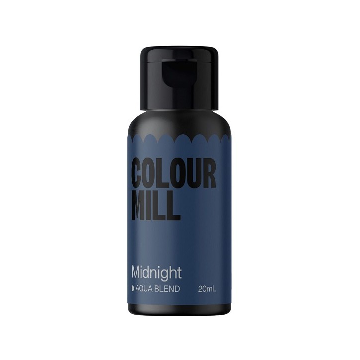 Dark Blue Colour Mill Food Color Midnight Aqua Blend