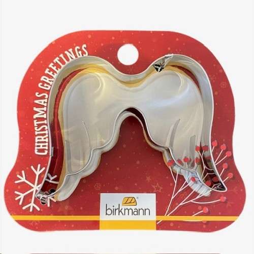 Birkmann Angelwings Cookie Cutter on Blister, 7.5cm