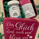 Bakeria Gift Set Glück: Tin, Sprinkles & Mini Cupcake Liners