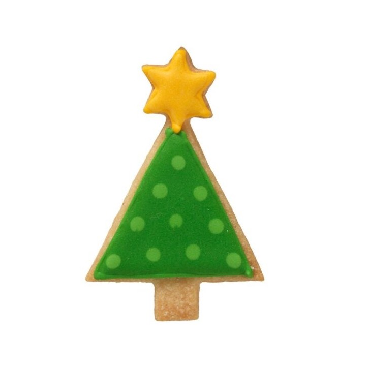 Xmas Tree with Star Cookie Cutter