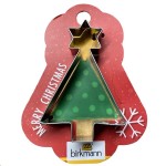 Birkmann Christmas Tree with Star Cookie Cutter on Blister, 7.5cm