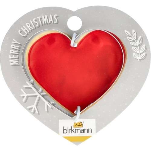 Birkmann Heart Shaped Cookie Cutter on Blister, 6.5cm