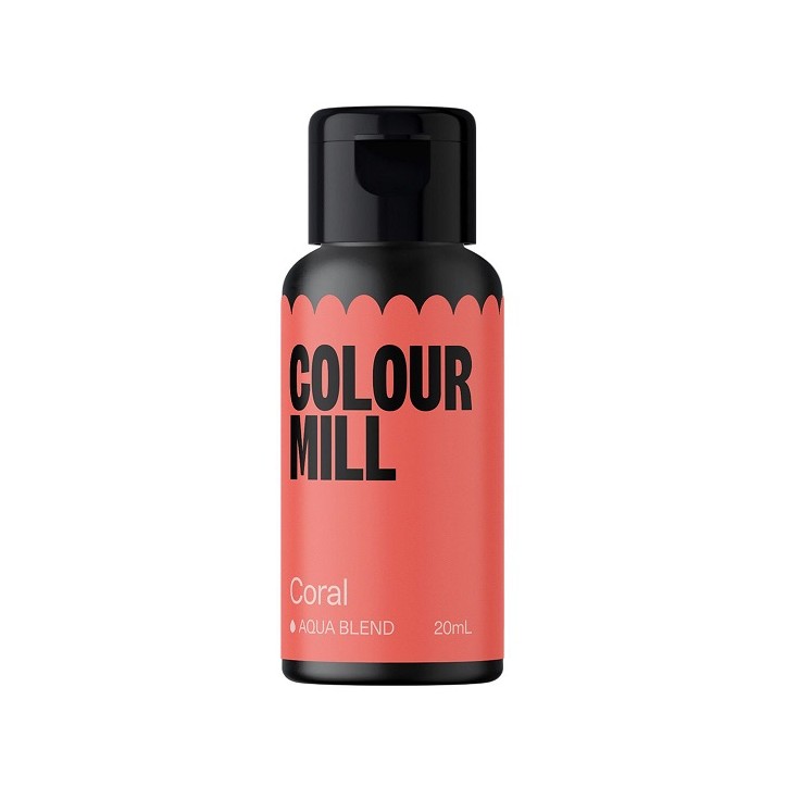 Coral Food Colouring Aqua Blend by Colour Mill