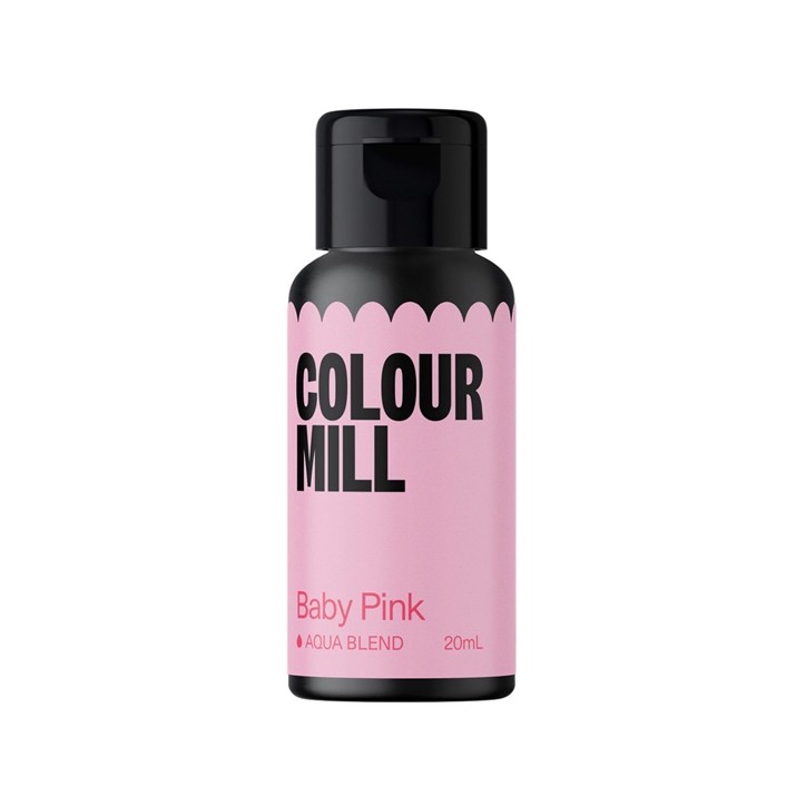 Baby Pink Food Colouring Aqua Blend by Colour Mill