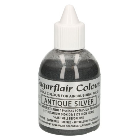 Essbare Airbrushfarbe Silber