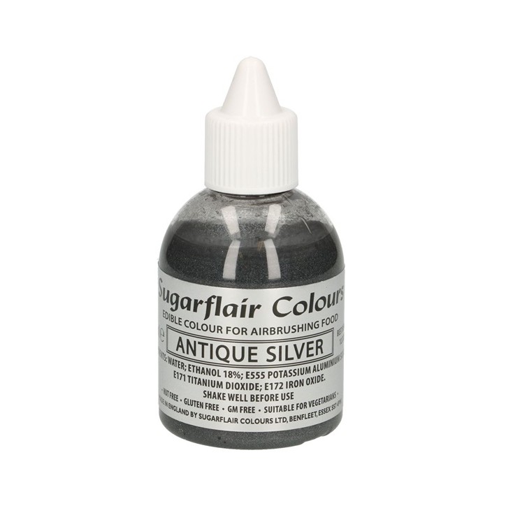 Edible Airbrush Colouring Silver