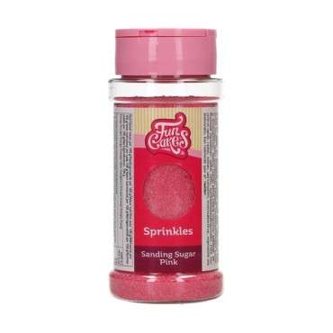 Zuckerstreusel Pink - Zuckerkristalle - Dekorfarbzucker Pink