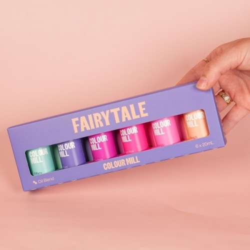 Colour Mill Oil Blend Lebensmittelfarben Set FAIRYTALE 6x20ml