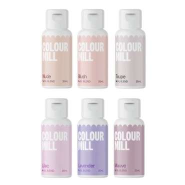 Natural Tones Food Colouring Set BRIDAL Colour Mill Oil Blend