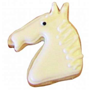 Pferde Ausstecher Edelstahl - Pony Keksausstecher - Pferdekopf Plätzchen