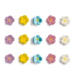 Decora Assortierte Mini Blümchen Zuckerdekor, 30 Stück