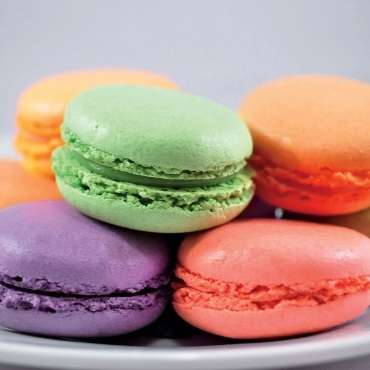 Macarons Backmatte Fieberglass