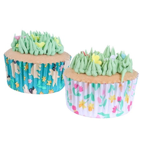 Easter Muffin Liners Spring Meadow