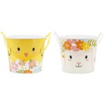 PartyDeco Easter Treat Bucket, 2 pcs