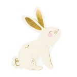 PartyDeco Bunny Paper Napkins, 20 pcs