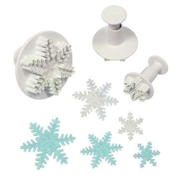 Snowflake Plunger Cutter Sugarcraft