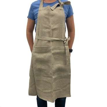 retro style linen apron