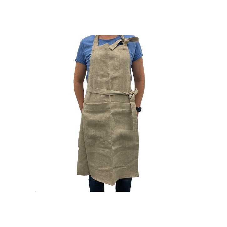 retro style linen apron