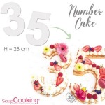 ScrapCooking Number Cake Template 0-9