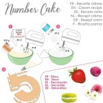 ScrapCooking Number Cake Template 0-9