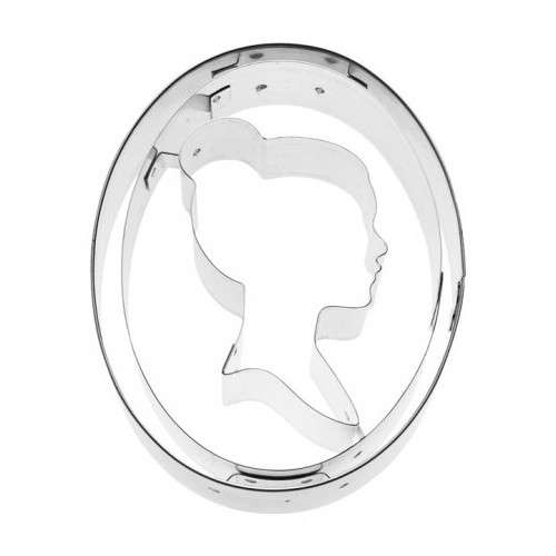 Birkmann Cameo Medaillon Cookie Cutter, 8.7cm