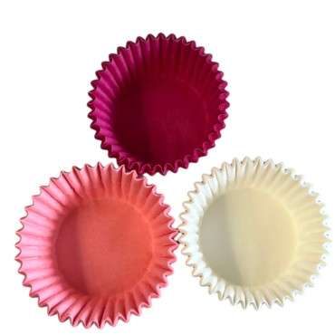 Pink/White/Fuchsia Mini Muffin Baking Cups 033749