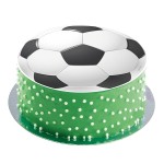 DeKora Sugar Sheet Cake Disc Soccer Ball, 15.5cm