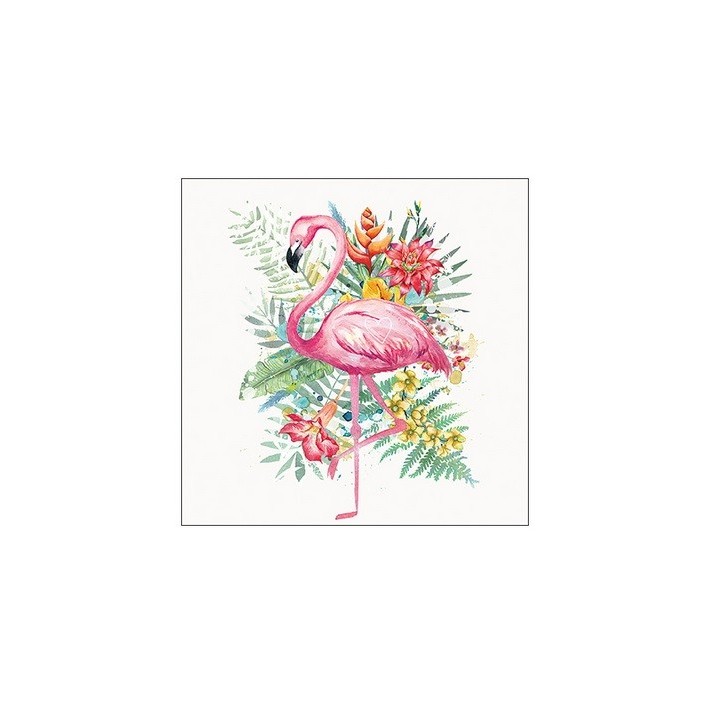 Ambiente Tropical flamingo Paper Napkins, 20 pcs