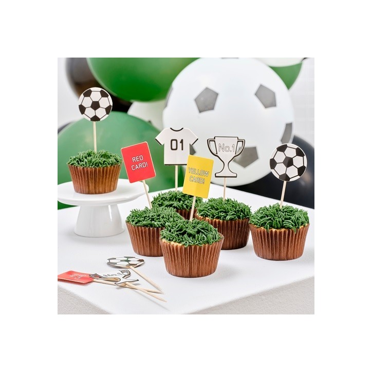 Cake Topper Soccer Set