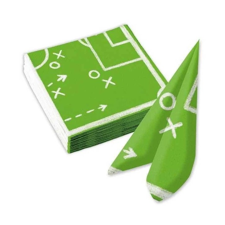 Kicker Party Football Napkins 20 pcs