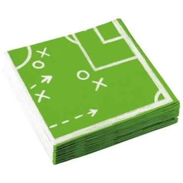 Kicker Party Football Napkins 20 pcs