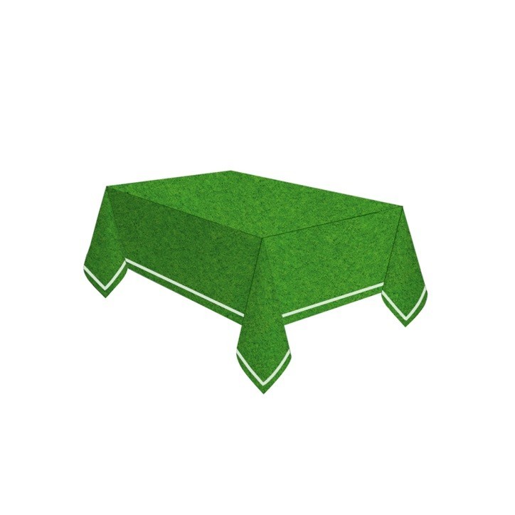 Amscan Football Grass Kick it Table Cover, 180x120cm