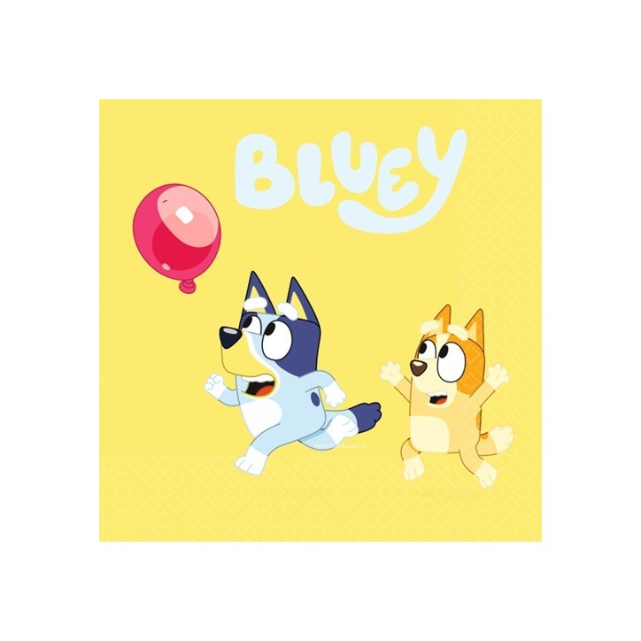 Bluey Papierservietten - Bluey & Bingo Kindergeburtstag!