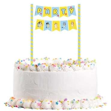 Bluey Cake Bunting - Bluey & Bingo Cake decoration