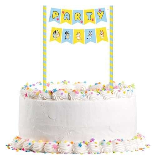 Amscan Bluey Cake Bunting Topper