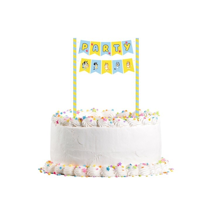 Bluey Cake Bunting - Bluey & Bingo Cake decoration