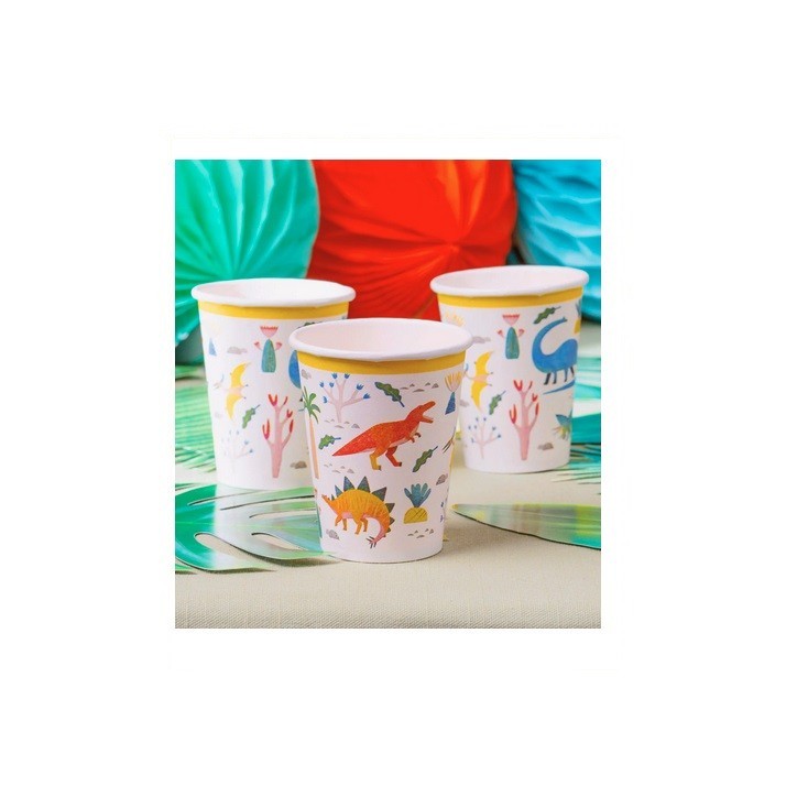 Talking Tables Party Dinosaur Becher, 8 Stück TT-DINO-CUP