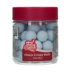 FunCakes 15mm Choco Crispy Pearls - Matt Blue, 130g