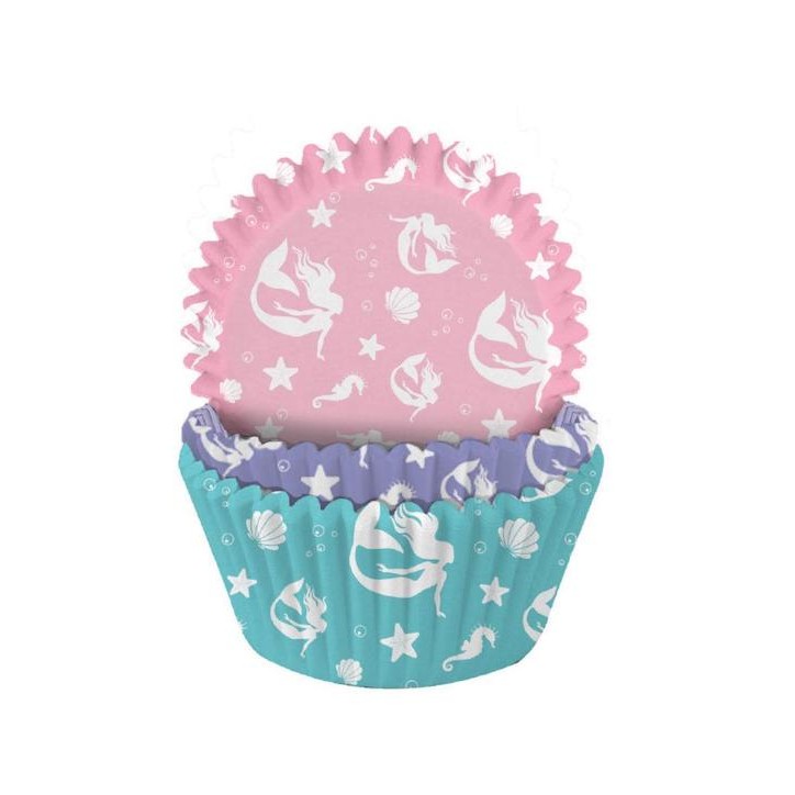 Anniversary House Mermaid Cupcake Liners AH-CC045A