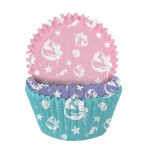 Anniversary House Mermaid Cupcake Cases, 75 pcs