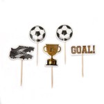 Anniversary House Fussball Cupcake Topper 12 Stück