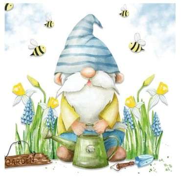 Napkins Garden Gnome - Summer Napkins