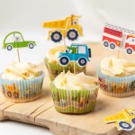 Anniversary House Transport Cupcake Cases, 60 pcs