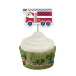 Anniversary House Transport Cupcake Topper, 12 pcs