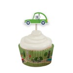 Anniversary House Transport Cupcake Topper, 12 pcs