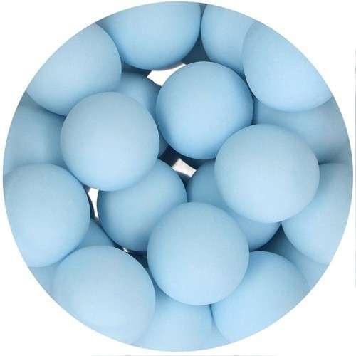 FunCakes 15mm Schokoladen Perlen - Matt Blau, 130g