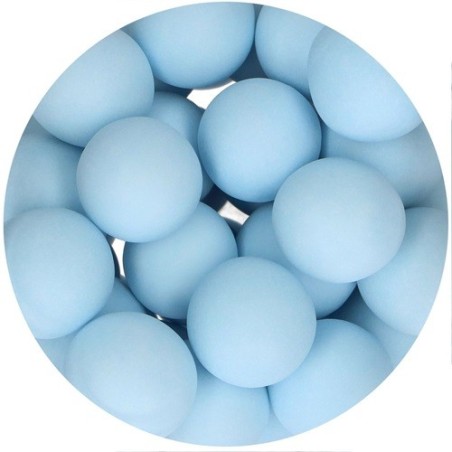 15mm Blue Chocolate Balls Cake Decor - Baby Blue Choco Pearls - edible Pearls