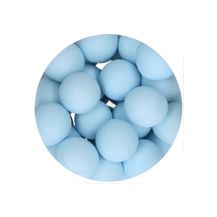 15mm Blue Chocolate Balls Cake Decor - Baby Blue Choco Pearls - edible Pearls