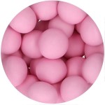 FunCakes 15mm Choco Crispy Pearls - Matt Pink, 130g