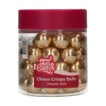 FunCakes 15mm Choco Crispy Pearls - Metallic Gold, 130g